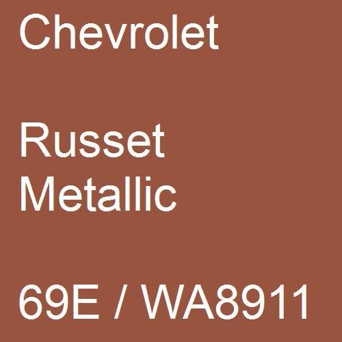 Chevrolet, Russet Metallic, 69E / WA8911.